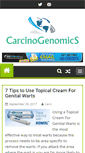 Mobile Screenshot of carcinogenomics.eu