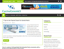 Tablet Screenshot of carcinogenomics.eu